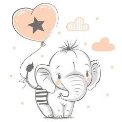Enfant Kobi FALA lit enfant avec barreau 160x80 Eléphant