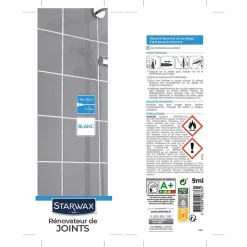 Starwax Feutre blanchisseur joints + 3 pointes de rechange