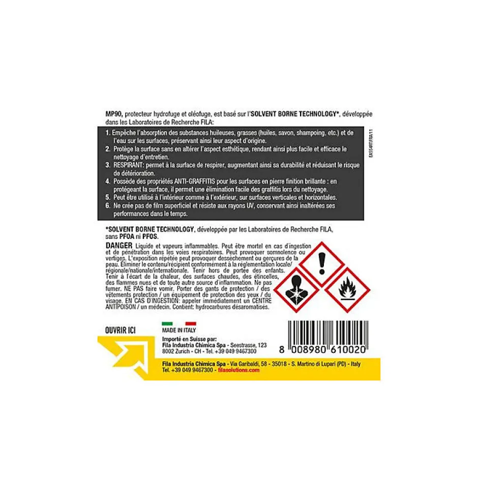 Fila MP90 - Protecteur anti-taches surfaces polies - - 1 L