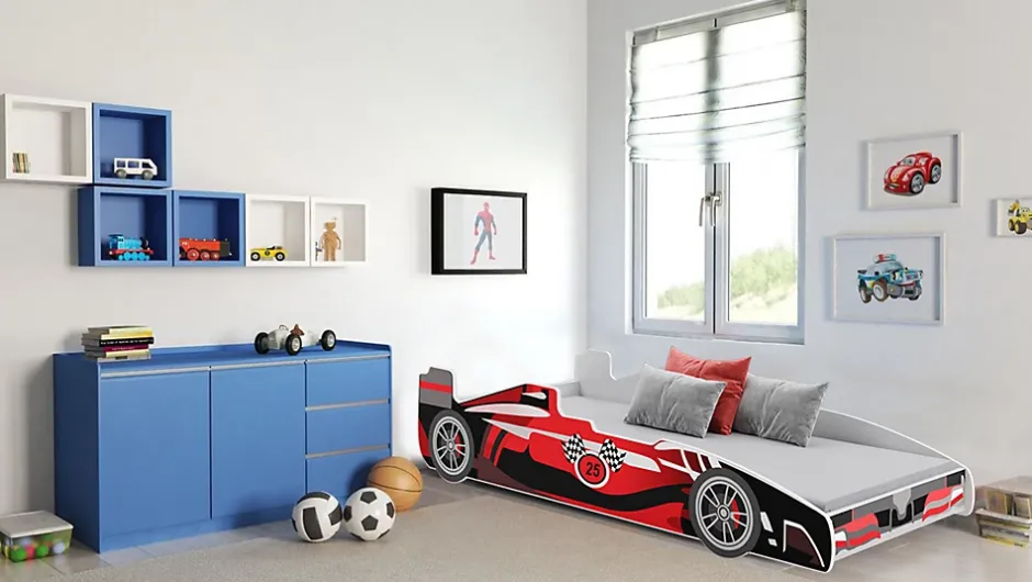 Kobi FORMULA lit enfant rouge 160x80 cm Discount