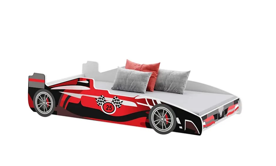 Kobi FORMULA lit enfant rouge 160x80 cm Discount
