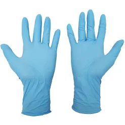 Site Gant jetable en nitrile pour la manipulation générale Taille 9 bleu, lot de 100