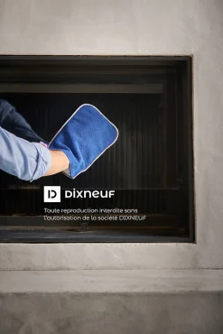 Dixneuf Gant microfibre pour vitre de cheminée et poêle Plus'net