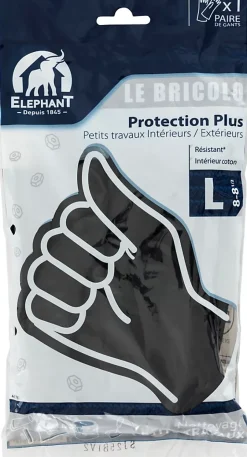 Elephant Gants de ménage Le Bricolo Taille 9 Sale