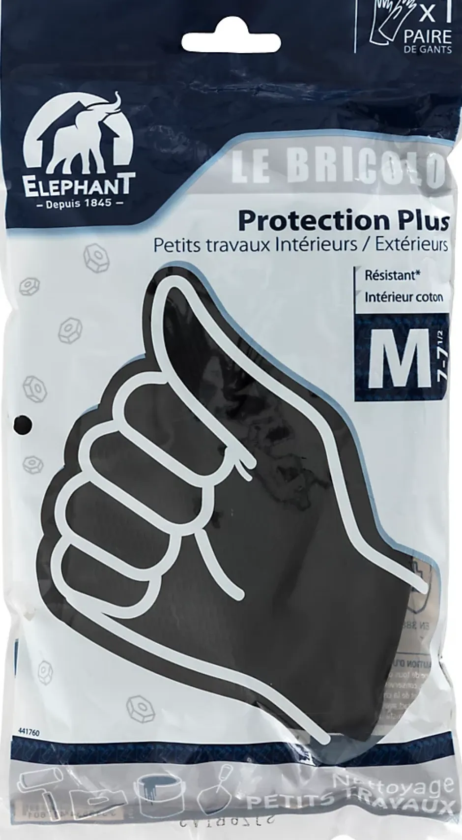 Elephant Gants de ménage Le Bricolo Taille 8 Clearance