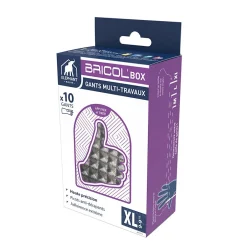Elephant Gants en latex Bricol'Box Taille 9, 10 pièces
