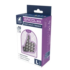 Elephant Gants en latex Bricol'Box Taille 8, 10 pièces