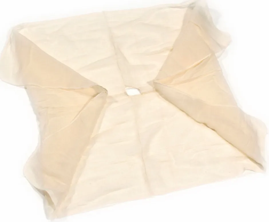 Gaze Coton Ecrue Avec Trou 100X80 cm - Lot de 10 - Guialto