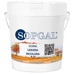 Sopgal Gomme liquide incolore (5 kg) - Imperméabilisant élastique haute résistance pour terrasses et balcons Hot