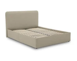Best Mobilier Goyave - lit coffre - 140x190 - en tissu - sommier inclus - Hot