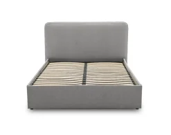 Best Mobilier Goyave - lit coffre - 140x190 - en tissu - sommier inclus - Sale