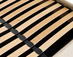 Best Mobilier Goyave - lit coffre - 140x190 - en velours côtelé - sommier inclus - Sale