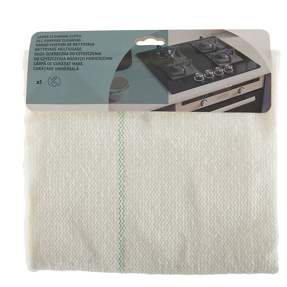 Gris chiffon de nettoyage multiusage blanc L.80 x l.80cm