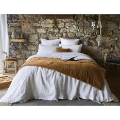 Altobuy HARRIS - Chemin de Lit 90x200cm Velours de Coton Coloris Camel