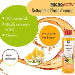 Höfer Chemie Microactiv Nettoyant Concentré À L'huile D'orange 1 x 500 Ml Hot