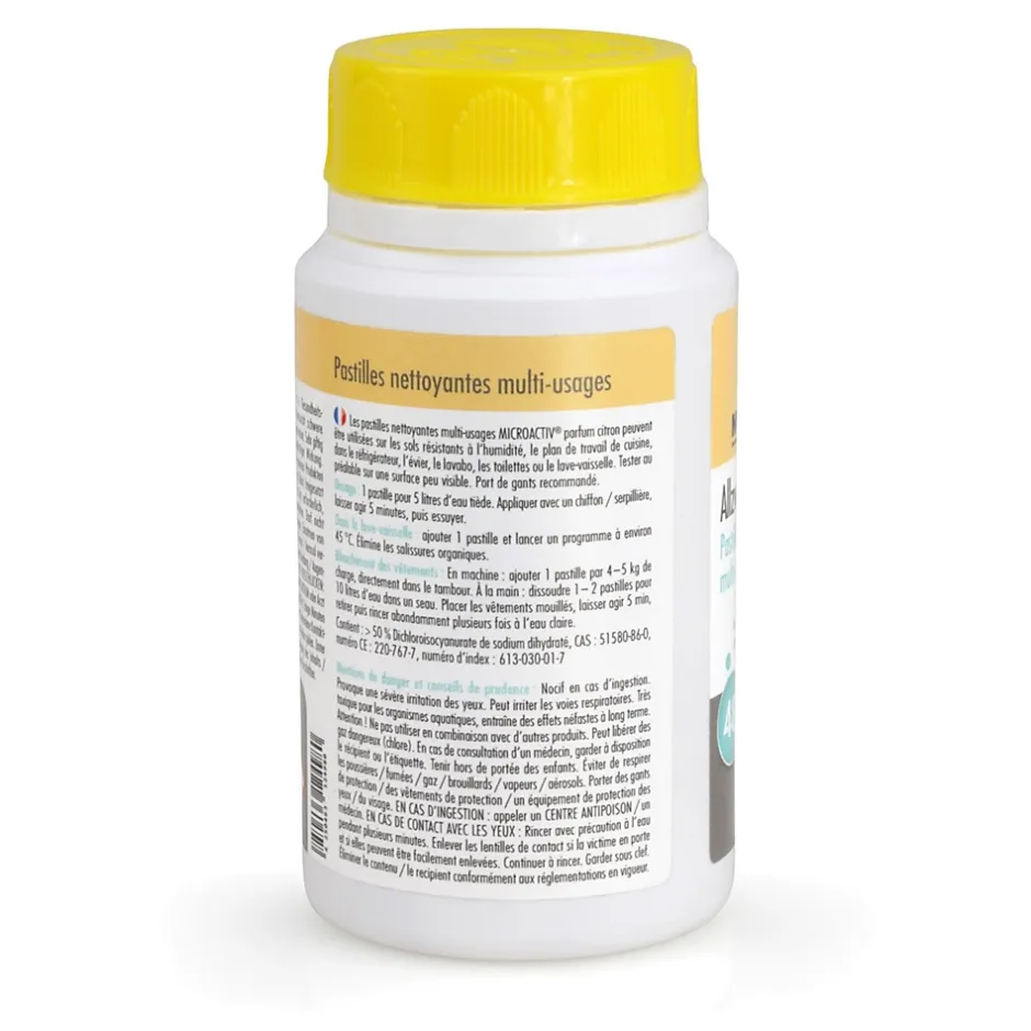 Höfer Chemie Microactiv Pastilles Nettoyantes Multi-usages 6 x 160 G, Parfum Citron Best