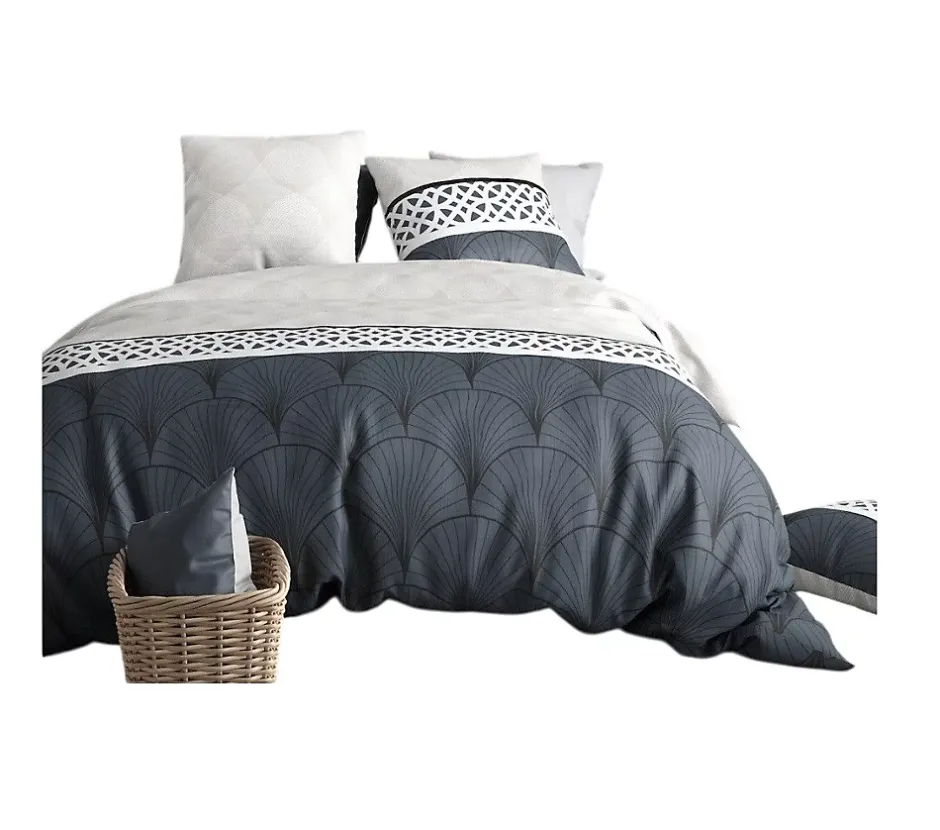Eden Housse couette + taie Eventails graphique arcadie New