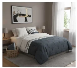 Eden Housse couette + taie Eventails graphique arcadie New