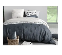 Eden Housse couette + taie Eventails graphique arcadie New