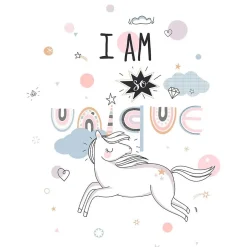 Eden Housse de couette + 1 taie I am a Licorne