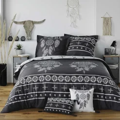 Douceur D'Intérieur Housse de couette + 2 taies d'oreiller Sweet Dreams - - Parure de couette 240 x 220