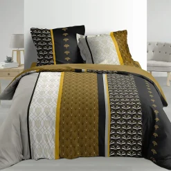 Douceur D'Intérieur Housse de couette + 2 taies d'oreiller Smarty - - Parure de couette 260 x 240 Clearance