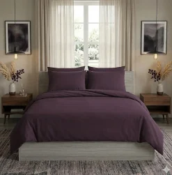 Eden Housse de couette + taies en coton Passion