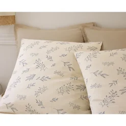 Eden Housse de couette + taies gaze de coton 220 x 240 cm Liveo