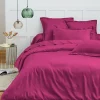 Coton Pur Housse de couette 240 x 220 cm "Prémium" pour lit 2 places - Prémium Magenta
