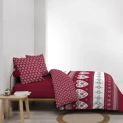 Douceur D'Intérieur Housse de couette 260 x 240 cm coton 42 fils + 2 taies Alpage