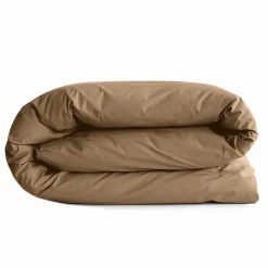 Coton Pur Housse de couette 260 x 240 cm "Prémium" pour lit 2 places King Size - Prémium Taupe