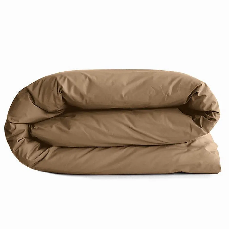 Coton Pur Housse de couette 260 x 240 cm "Prémium" pour lit 2 places King Size - Prémium Taupe
