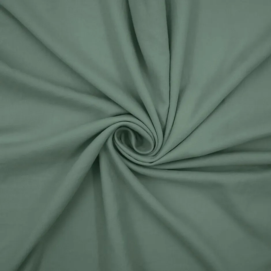 Douceur D'Intérieur Housse de couette 240 x 220 cm microfibre unie lavée LIAM Cèdre 2 taies incluses Clearance