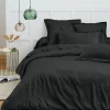 Coton Pur Housse de couette 260 x 240 cm "Prémium" pour lit 2 places King Size - Prémium Truffe
