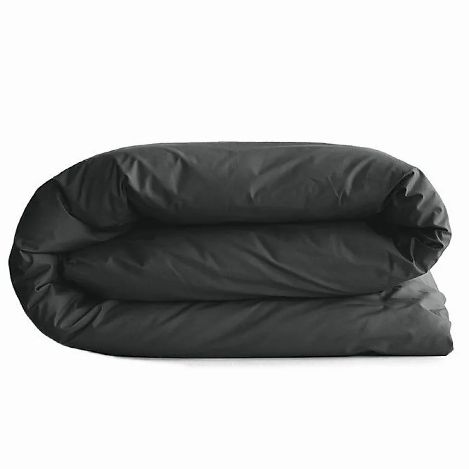 Coton Pur Housse de couette 260 x 240 cm "Prémium" pour lit 2 places King Size - Prémium Truffe