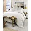L'Effet Papillon Housse de couette "Candice" toutes dimensions Flanelle de Coton - Candice Neige - Housse de couette 260 x 240 cm