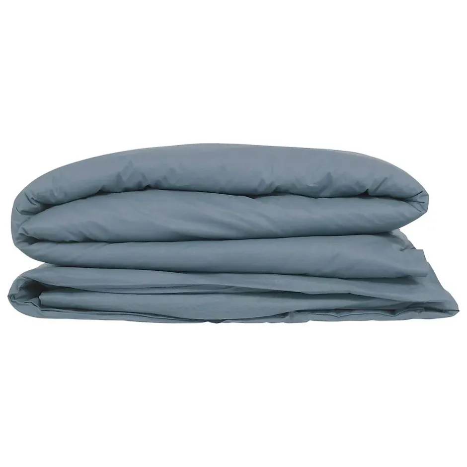 Atmosphera Créateur D'Intérieur Housse de couette Carina en coton 200x140cm bleu orage - Atmosphera New