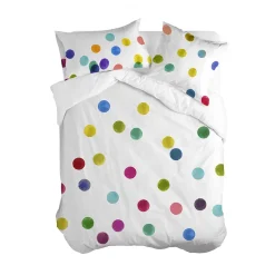 Happyfriday Housse de couette Confetti 100% Coton Hot