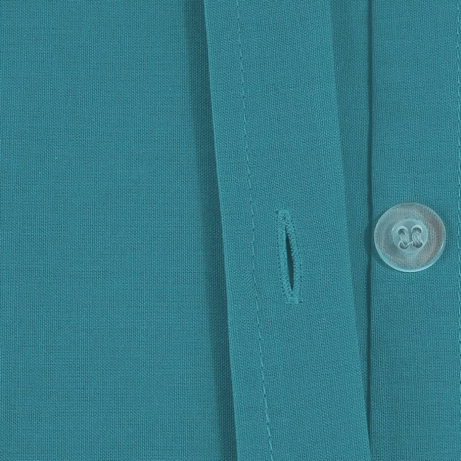 Atmosphera Créateur D'Intérieur Housse de couette en coton - bleu canard 240x220 cm - Atmosphera