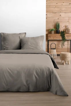 Eden Housse de couette en coton uni ne