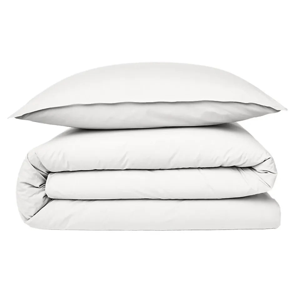 Future Home Housse de couette en coton 57 fils unie 200x200cm Discount