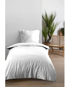 Eden Housse de couette en coton uni ne