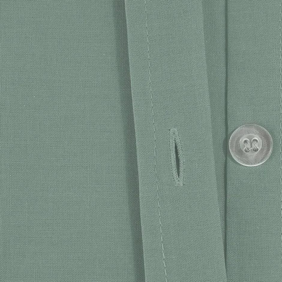 Atmosphera Créateur D'Intérieur Housse de couette en coton - vert céladon 140x200 cm - Atmosphera