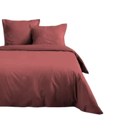 Eden Housse de couette en coton uni ne Discount