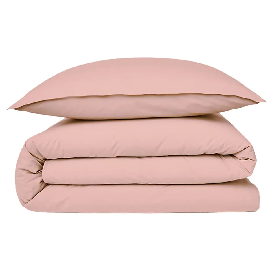 Future Home Housse de couette en coton 57 fils unie 200x200cm New