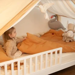 Sevira Kids Housse de couette en gaze de coton Jeanne