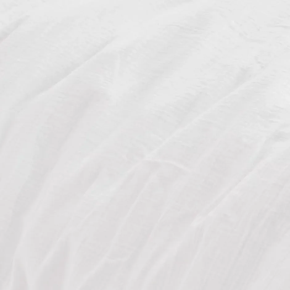 Sensei Maison Housse de couette en gaze de coton Blanc 240x220 cm LOFT