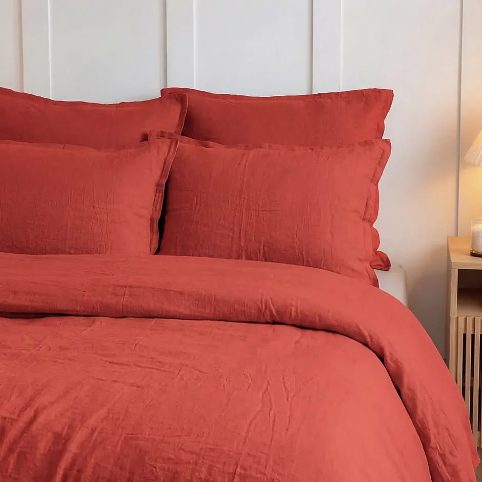 Sensei Maison Housse de couette en gaze de coton Terracota 260x240 cm LOFT Hot