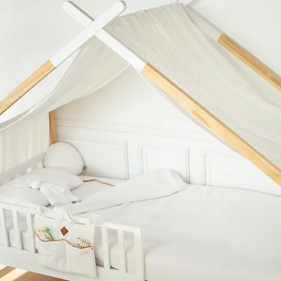 Sevira Kids Housse de couette en gaze de coton Jeanne