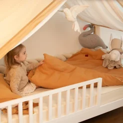 Sevira Kids Housse de couette en gaze de coton Jeanne Hot